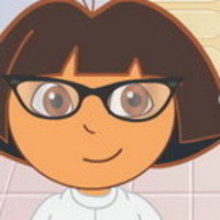 Dora Wearing Glasses