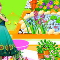 Frozen Garden Decor