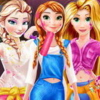 Disney Princesses Room Painting