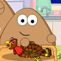 Pou Thanksgiving Day Slacking