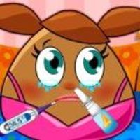 Pou Girl Flu Care