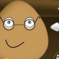 Pou Wearing Glasses