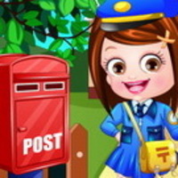 Baby Hazel Postwoman Dressup