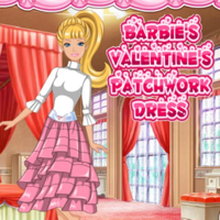 Barbie's Valentine's Patchwork Dress