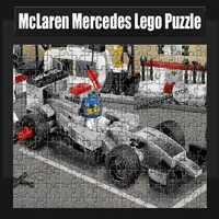 Mclaren Mercedes Lego Puzzle