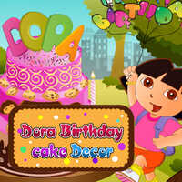 Dora Birthday Cake Decor