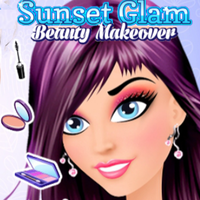 Sunset Glam Beauty Makeover
