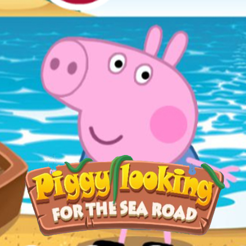 Piggy Looking For The Sea Road