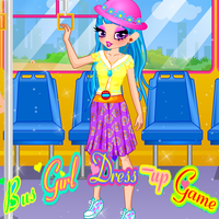 Bus Girl Dress Up Game