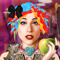 Lady Gaga: fantasy hairstyle