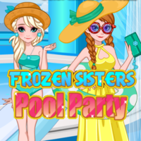 Frozen Sisters Pool Party