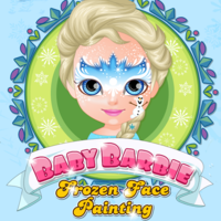 Baby Barbie: Frozen Face Painting