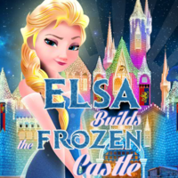 Elsa Builds the Frozen Castle