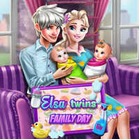 Elsa Twins Family Day
