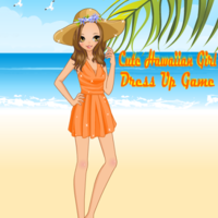 Cute Hawaiian Girl Dress Up Game