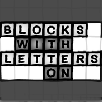 Blocks With Letters On
