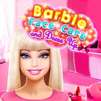 Barbie Face Care And Dress Up