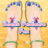 Beach Pedicure Fun