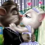 Tom And Angela Wedding Kiss