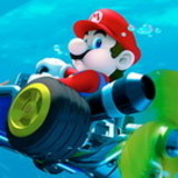Mario Driving Underwater